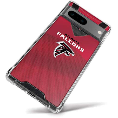 NFL Atlanta Falcons Team Jersey Google Pixel 8a Clear Case